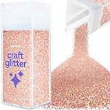 Hemway Glitter Shaker Rose Gold Holographic 130g Microfine Craft Glitter