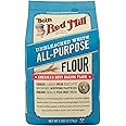 Bob's Red Mill Unbleached White All Purpose Baking Flour, 5 Pound (Pack of 4)