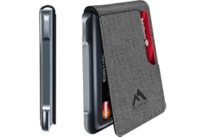 MURADIN Mens Wallet Tactical Bifold Wallets for Men Metal RFID Blocking Aluminum Money Cards Holder Gifts for Men