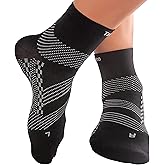 TechWare Pro Plantar Fasciitis Socks - Ankle Compression Socks for Women & Men. Achilles Tendonitis Brace & Foot Arch Support
