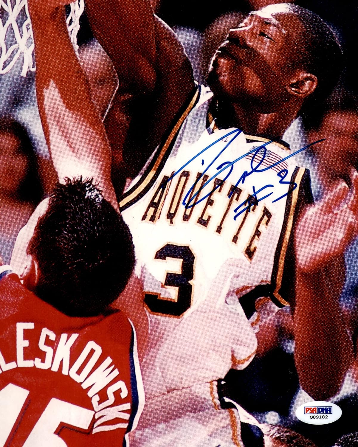 Photographs - Dwyane Wade Autographed 8x10 Photo Marquette PSA/DNA #Q89182