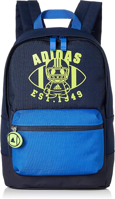 Amazon アディダス キッズリュックサック K Cl Bp Inf 1 カレッジネイビー ブルー セミソーラースライム Fm6819 Adidas アディダス リュックサック
