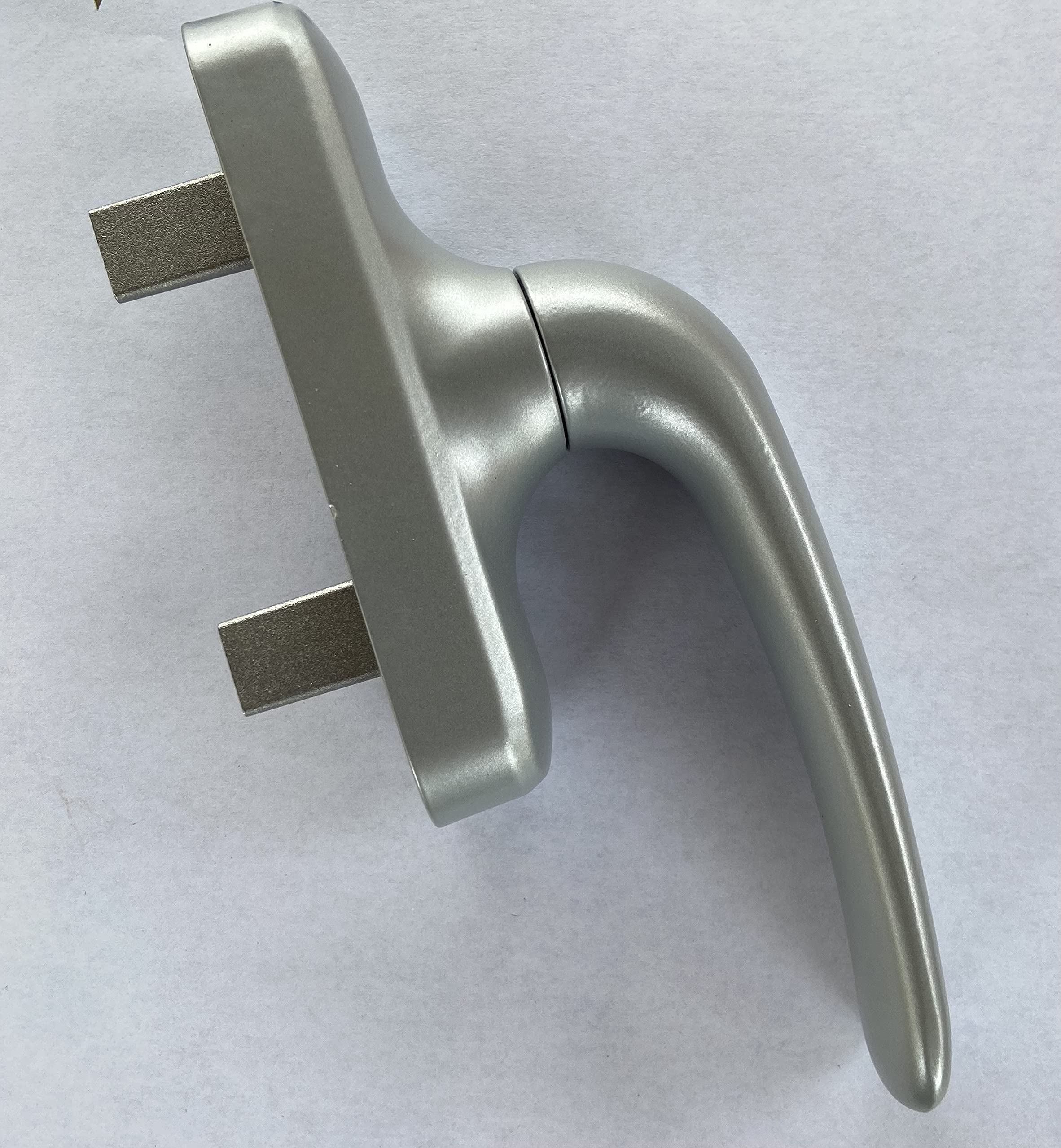 metalkard CREMONE WINDOW HANDLE ALUMINUM for INTERIOR (Silver)