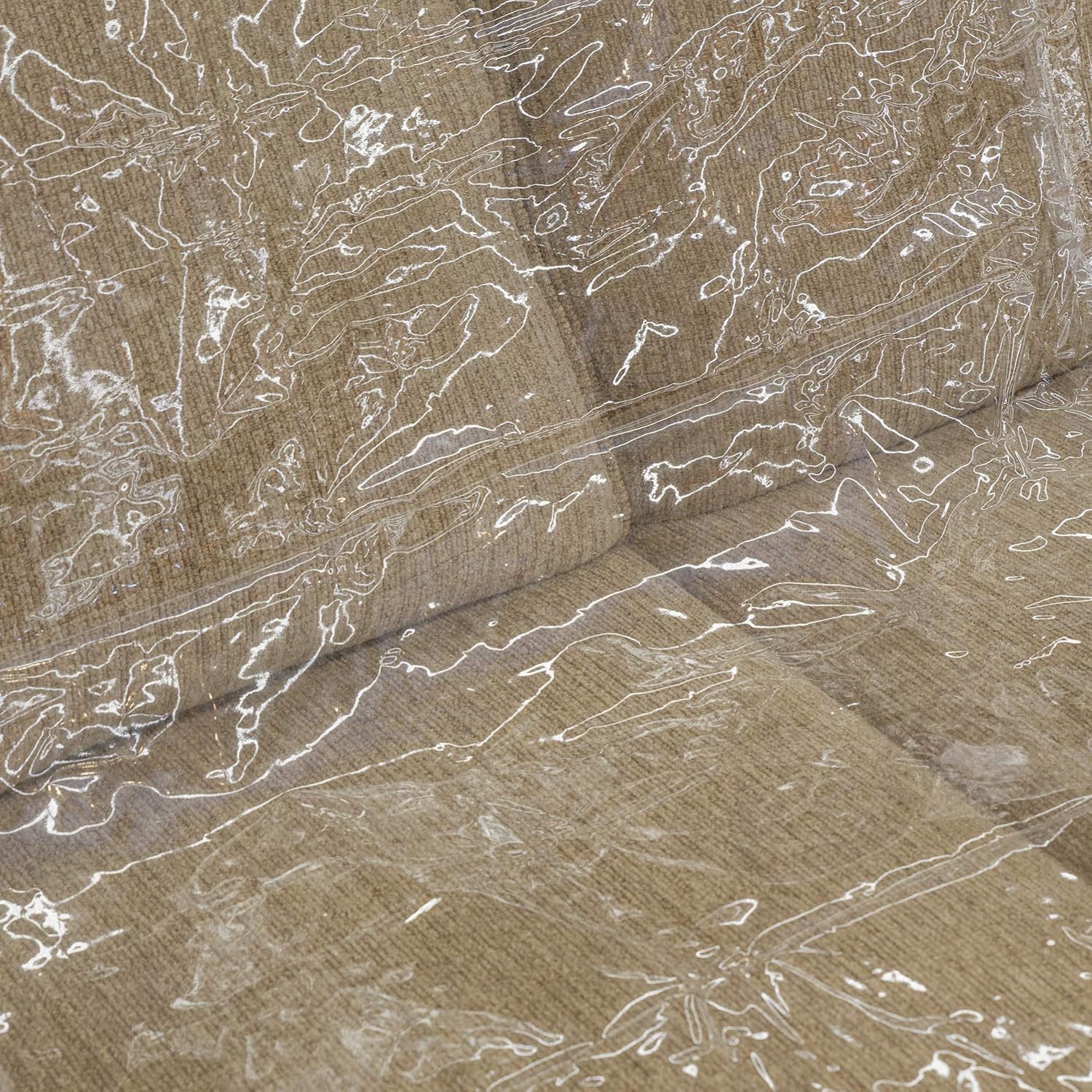 Besti Plastic Couch Cover for Pets - Clear Slipcovers for Big Sofas - Dust, Water, Dirt Furniture, Upholstery Protectors for Home, Living Room - Dog and Cat Scratch, Pee and Sit Deterrent - 96x42x40: Kitchen & Dining