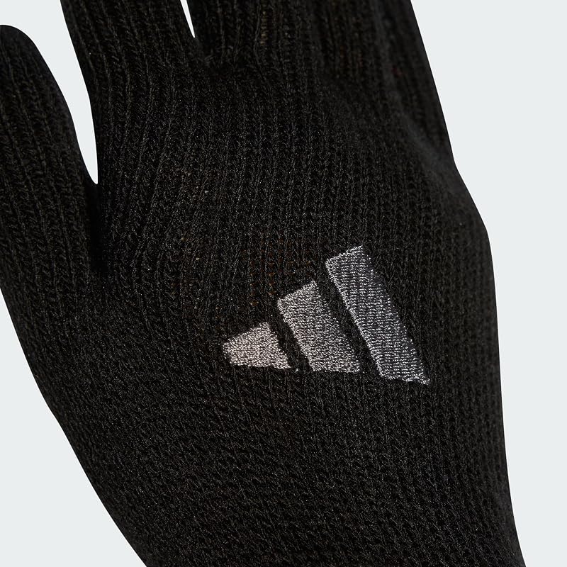 Unisex - Adulto Essentials Gloves, Black/Grey Four, S