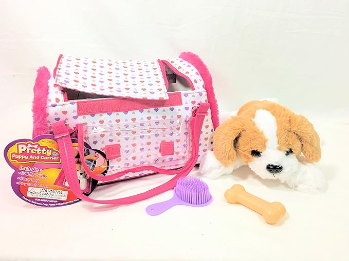 Polyfect Toys Pretty Puppy and Carrier 