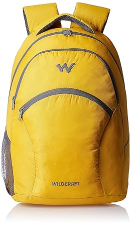 Wildcraft Nylon 21 Ltrs Yellow Laptop Bag (Ace 2_Yellow)