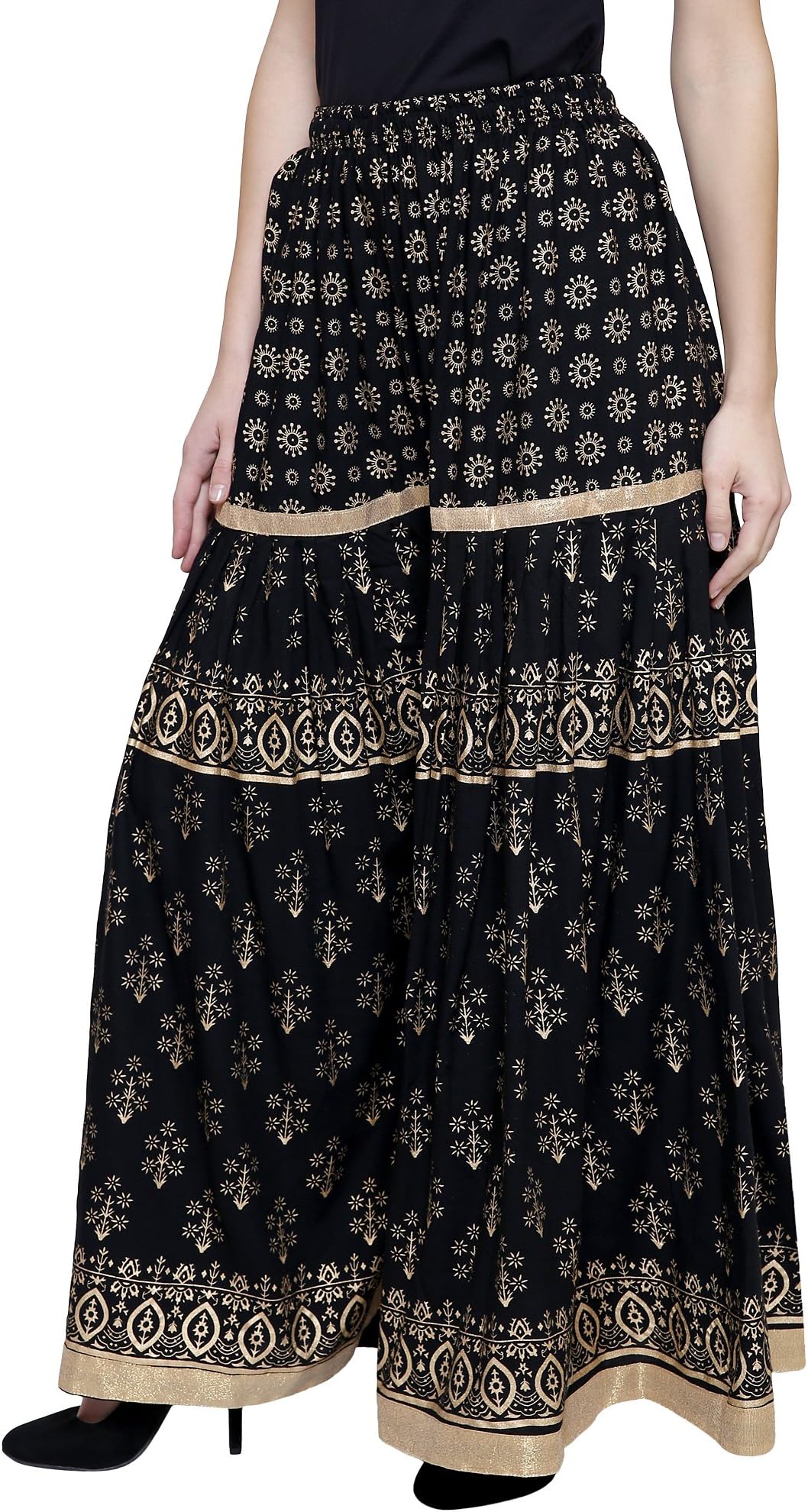 Damen Mode Women's Rayon Printed Palazzo