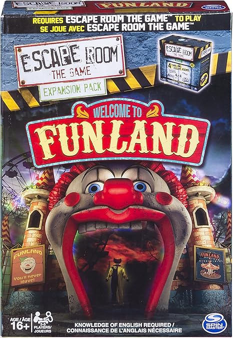 Spin Master Games Escape Room The Game Welcome To Funland Expansion Pack Board Games Amazon Canada