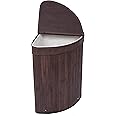 Amazon.com: BirdRock Home Corner Laundry Hamper with Lid and Cloth ...