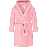 FunnyPaja Kids Soft Towel Hooded Robe Cotton Bathrobe for Boys 5-16 Years