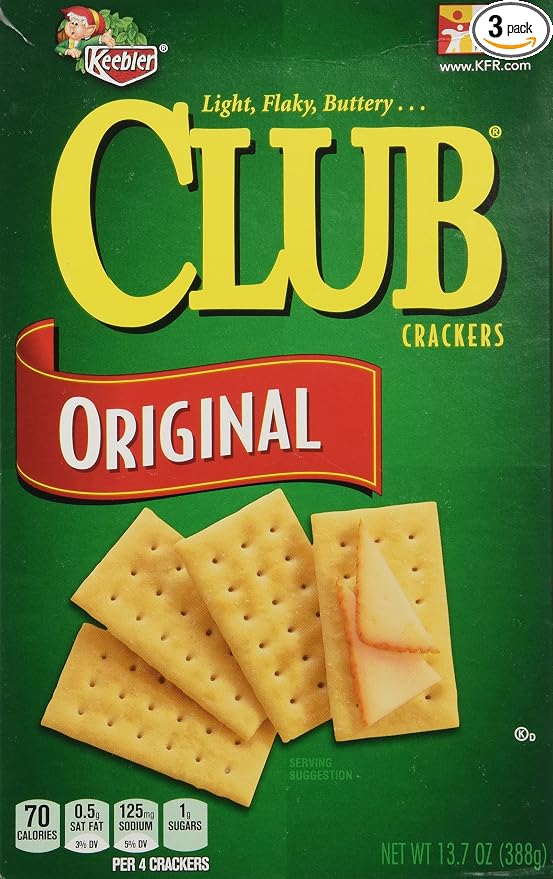 Keebler Club crackers Original 13.7oz (030100100577)
