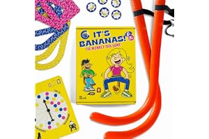It's Bananas! The Monkey Tail Game - Funny Family Party Game for Adults, Kids, & Teens - Ages 6+, 2+ Players, Top 10 Best Boa