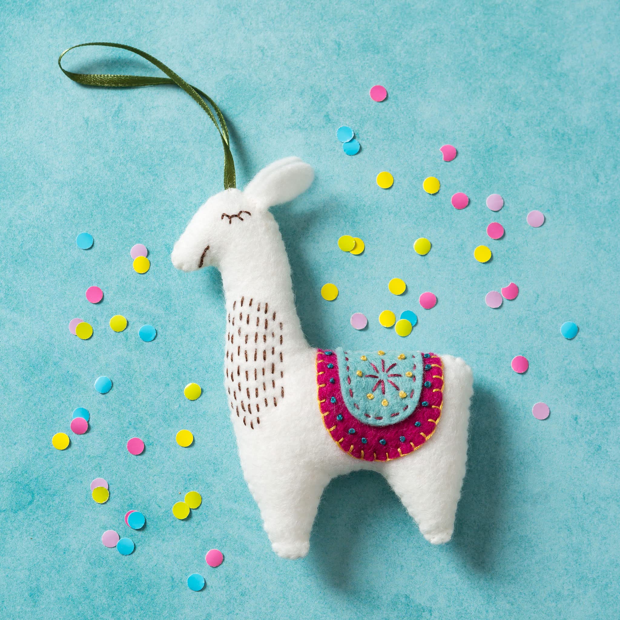 Corinne Lapierre Felt Llama Sewing Craft Mini Kit, Multicolour, One Size