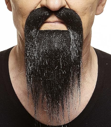 Mustaches Self Adhesive Novelty Long Ducktail Fake Beard False