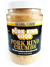 Low Carb Keto Diet Pork Rind Breadcrumbs! Perfect For Ketogenic, Paleo, Grain-Free, Sugar Free and Bariatric Diets (Original)