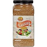 Premium Gold Whole Flax Seed, High Fiber Food, Omega 3, Organic, 96 Ounce