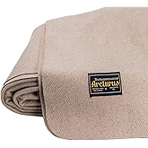 Arcturus Bighorn 100% Virgin Wool Blanket | Heirloom-Quality Wool Bedding for Home &amp; Cabin | Warm, Thick &amp; Durable (Queen Size, Ivory)