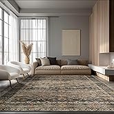 Ruaruarug Area Rug Non Slip Machine Washable Ultra Soft Living Room/Bedroom/Kitchen/Outdoor/Classroom Camel, 8'×10'