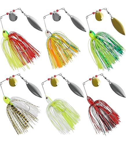 Kit 16 Leurres De Pêche Spinner & Cuillères - Appâts Truite, Brochet, Perche Avec Boîte De Rangement