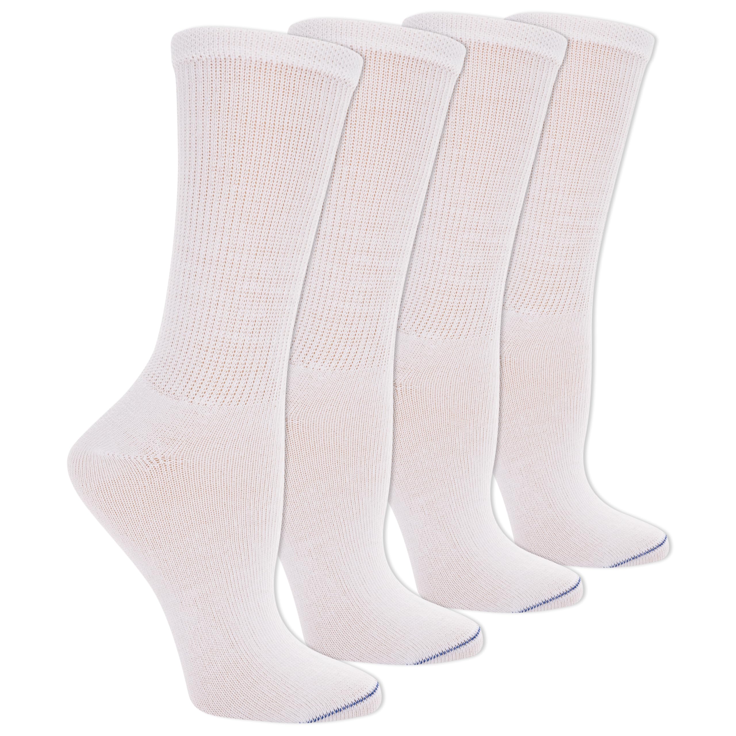 Dr. Scholl's womens Diabetes & Circulator Socks - 4 & 6 Pair Packs - Non-binding Moisture Management