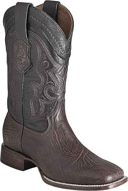 botas cuadradas cafes
