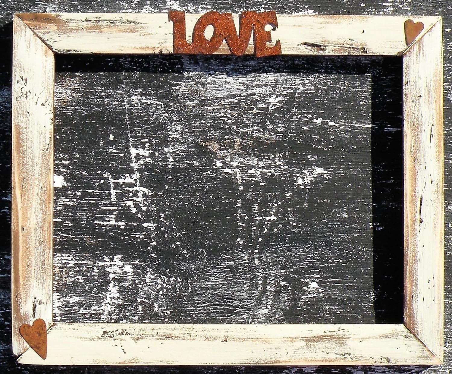 Amazon Com Handmade Rustic Farmhouse Distressed Ivory Frame Barn