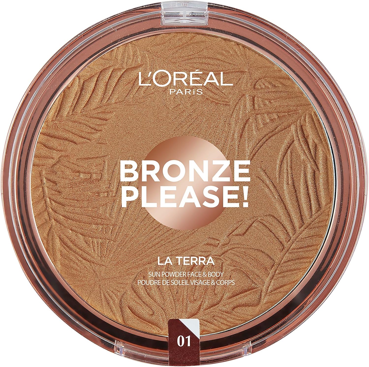 L'Oreal Glam Bronze Bronzer Powder 18 grams 01 Light La Terra Portofino