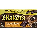 Baker's, Unsweetened Chocolate, 4 oz (Packaging May Vary)