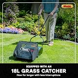 Webb WEH12R Manual Hand Push Cylinder Lawnmower with Roller 30cm 18L Bag view 8
