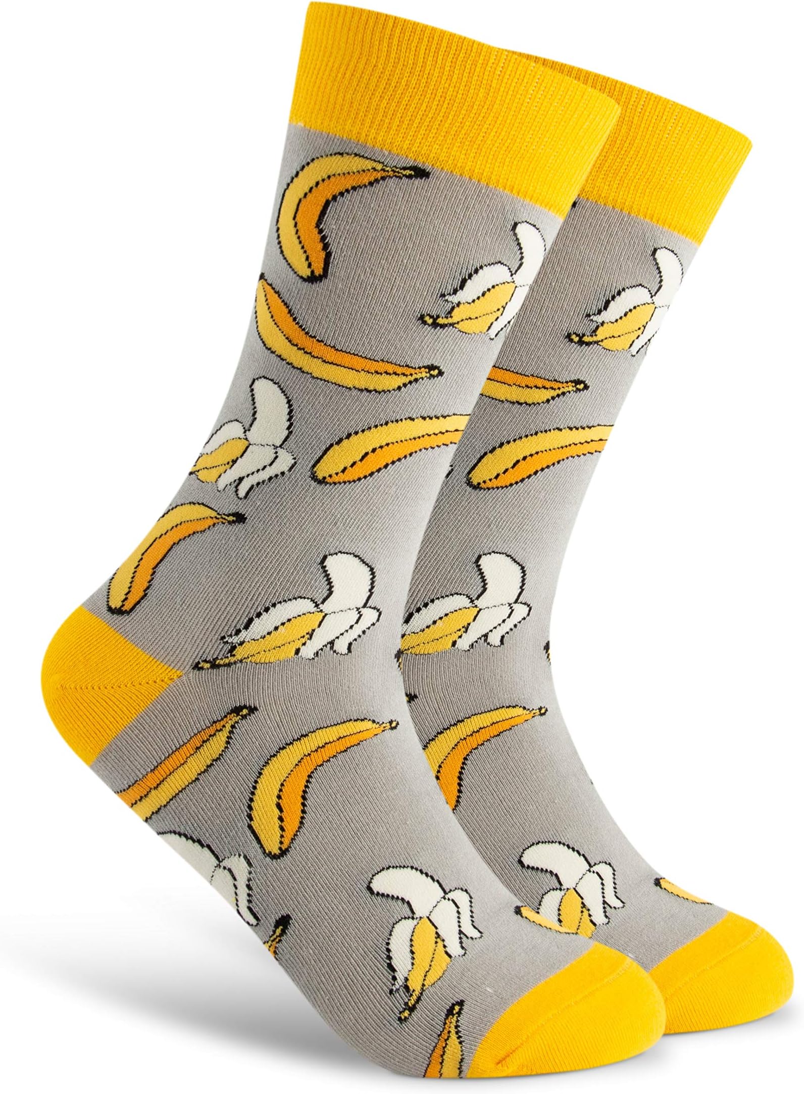 Men's Fun Pattern Funky Colorful Crew Socks Casual Dress Sock