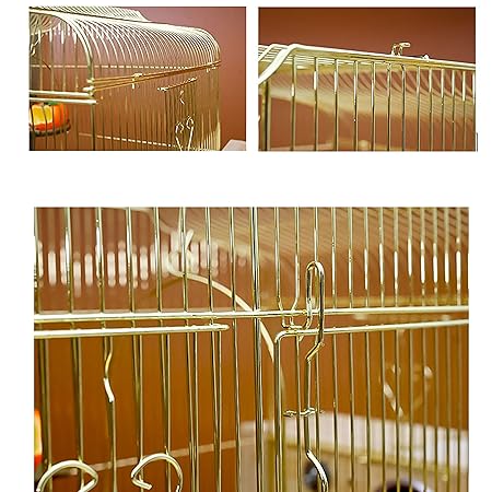 コガネメキシコ ウロコ Aeon Hum マメルリハ コザクラ オカメ オウムケージ 豪華ケージ ボタン 3段階 インコ