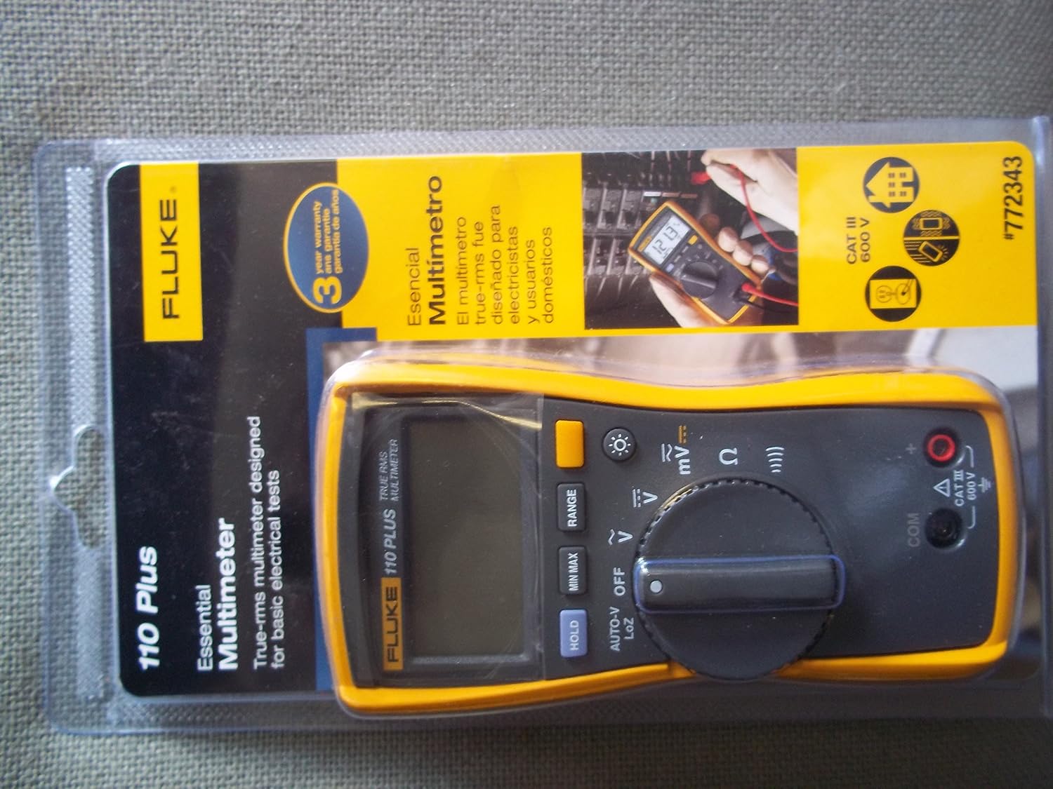Fluke 110 Plus essential multimeter true-rms 772343 691059957553 | eBay