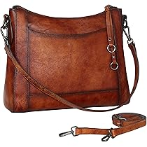 ショルダーバッグ・ポシェット V73 Women Shoulder Bags 73BS8C201 CUOIO Brown Iswee Leather Hobo Shoulder Bag Crossbody Purses for Women