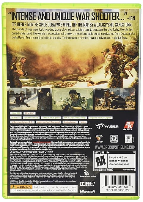 spec ops the line ps4 amazon