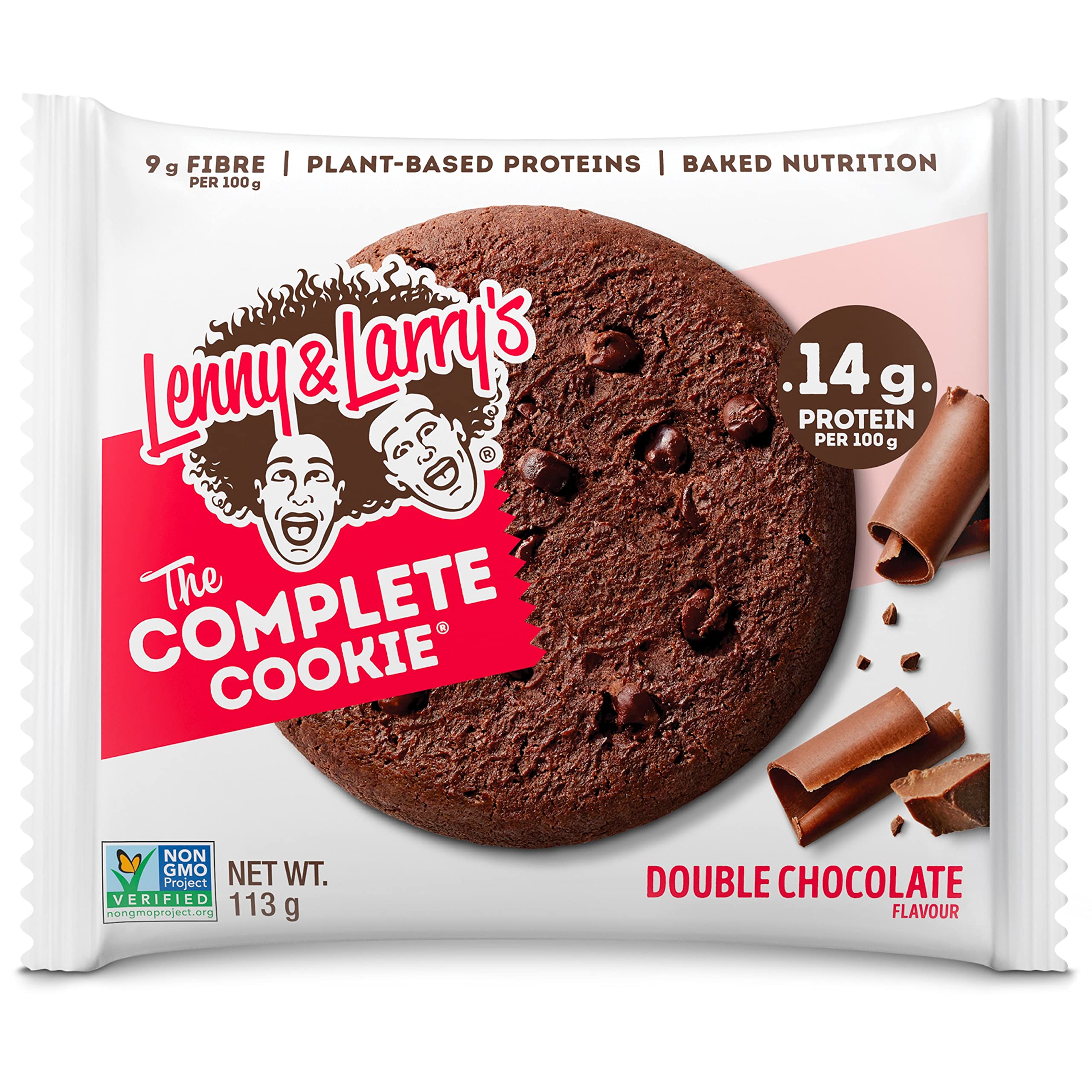 Lenny & Larry's The Complete Cookie, Double Chocolate, Plant-Based Protein Cookies, Vegan, 12x113g