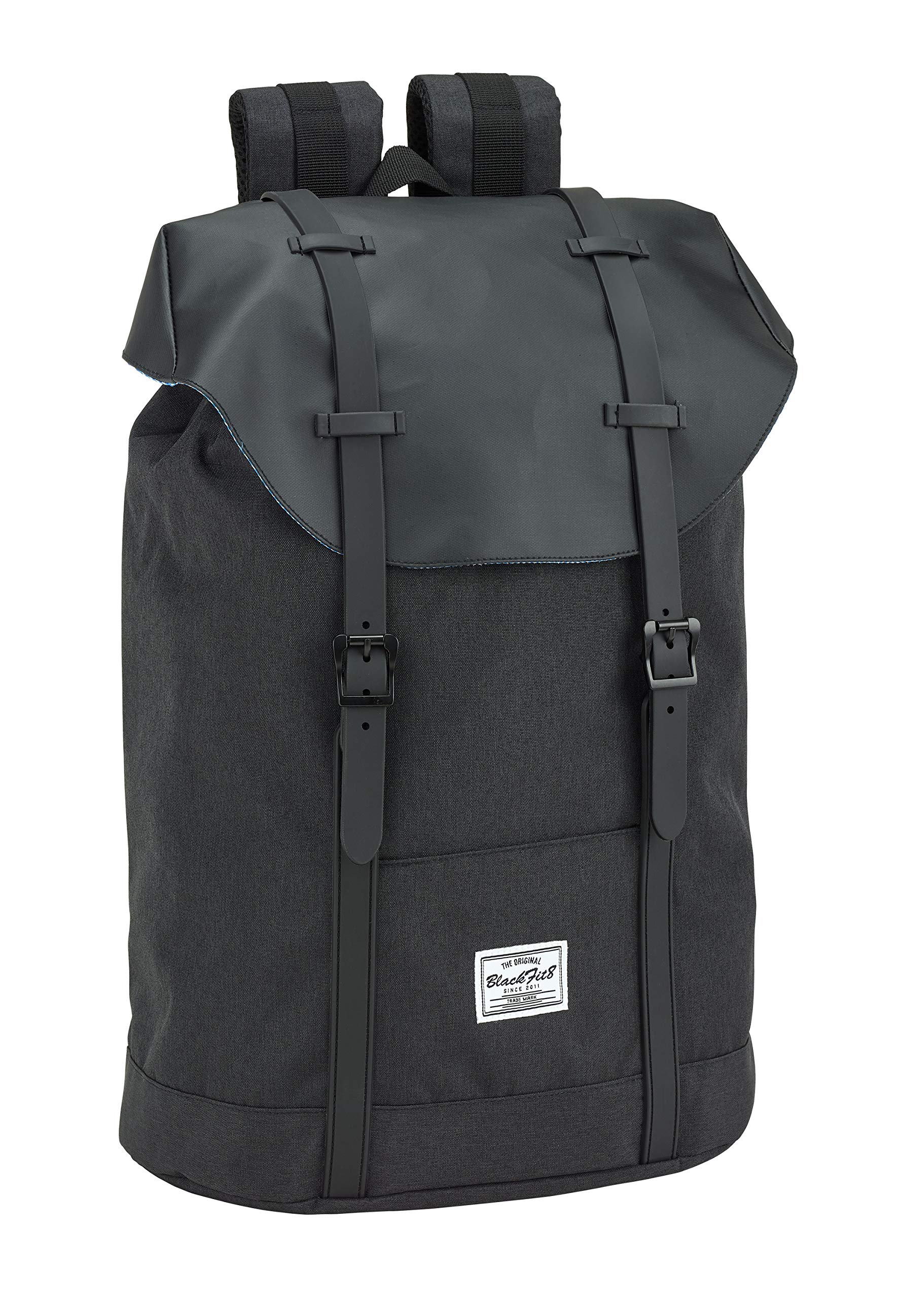 Blackfit8 Black & Black Official Teenager's Backpack for Laptops up to 15.6''