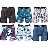 Warriors & Scholars | Mens Boxer Briefs | Boxer Briefs for Men Pack of 6 | Mens Boxer Briefs Underwear | Boys Boxer Briefs