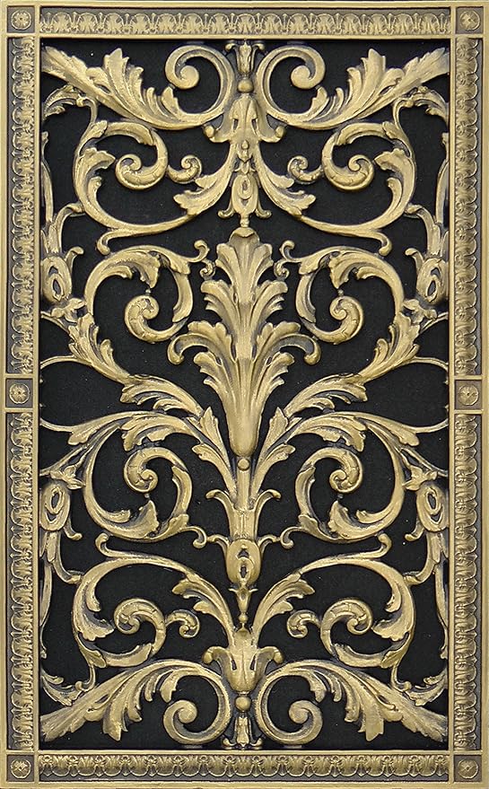 Decorative Vent Cover Grille Made Of Urethane Resin In Louis Xiv