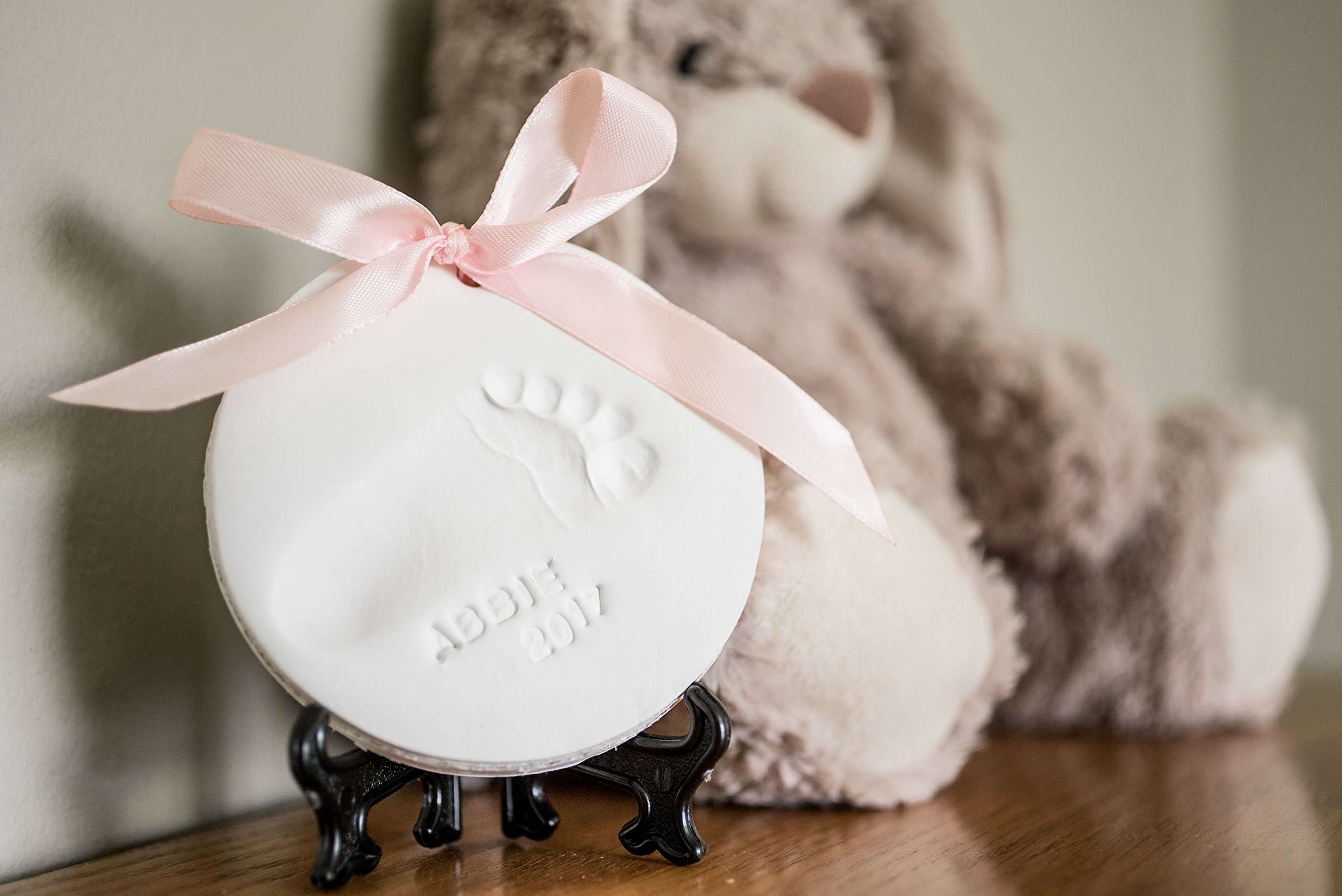 Little Hippo Premium Ornament Keepsake Kit, Baby Handprint kit And