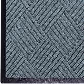WaterHog Diamond | Commercial-Grade Entrance Mat with Rubber Border &ndash; Indoor/Outdoor, Quick Drying, Stain Resistant Door Mat (Bluestone, 3' x 12')