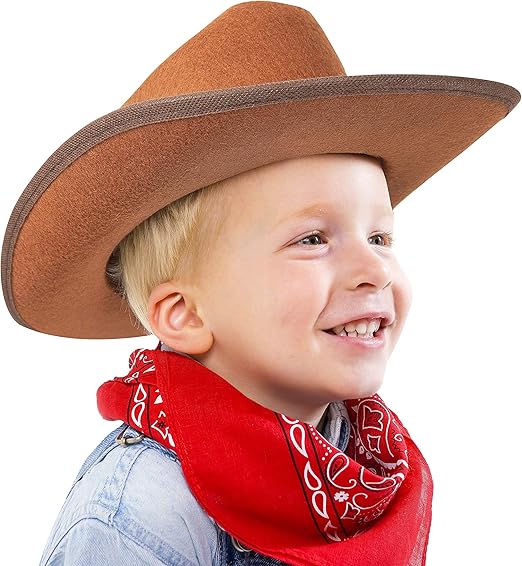 kids brown cowboy hat