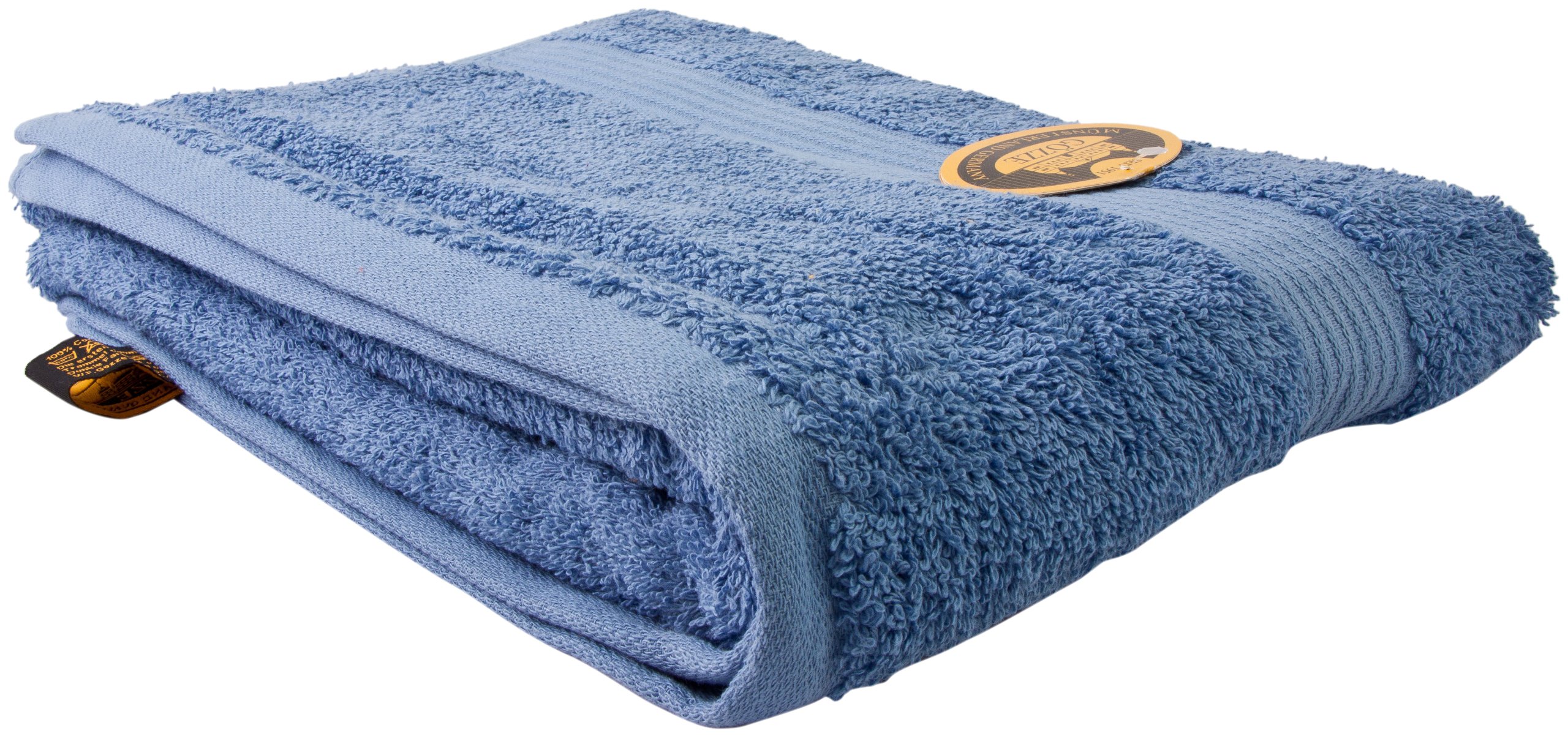 Gözze - New York Bath Towel, Set of 2, Soft and Absorbent, 100% Cotton, 100 x 150 cm - Fjord