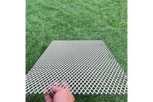 FengYoo 24"X16" 14 Gauge Expanded Metal Sheet Metal Diamond Mesh 0.4"X0.8" Expanded & Perforated Sheets Raised Mesh-for Screen Door Grill,Window Security Grill Screen Door Protector