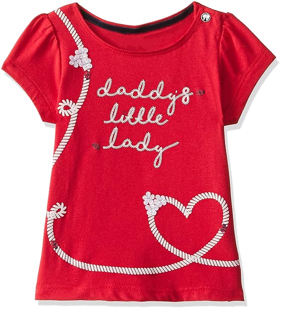 Baby Girls Plain Regular Fit T-Shirt