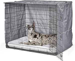 New World Xxl Dog Crate Cover Privacy Dog Crate Cover Designed To Fit Midwest Ginormous Dog Crate Models Sl54 Sl54dd Machine Wash Dry Gray 54 Inch Bcvr 54gy Amazon Ca Pet Supplies