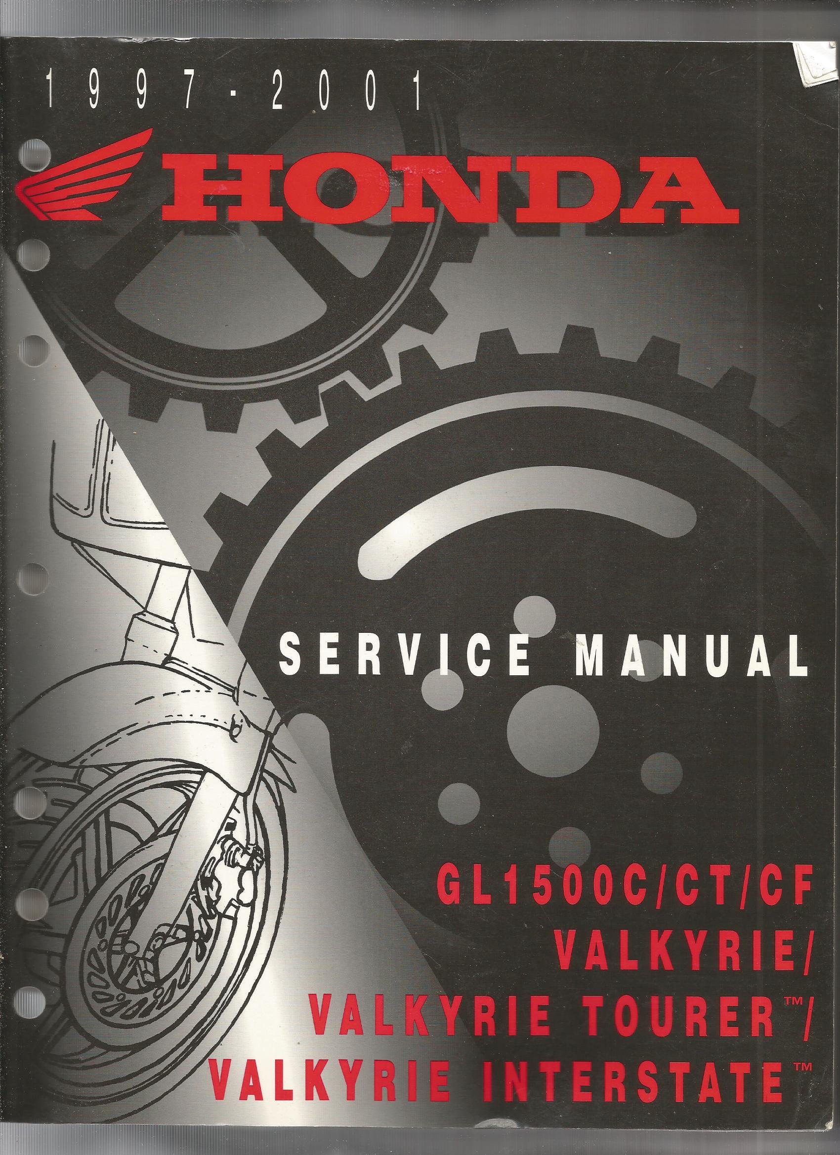 1997-2001 Honda Service Manual GL 1500C/CT/CF, Valkyrie/Valkyrie