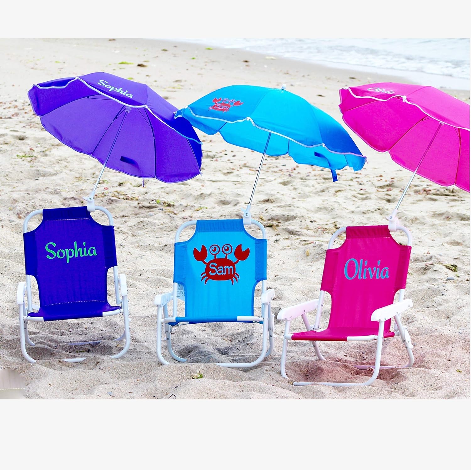 personalized baby beach chair