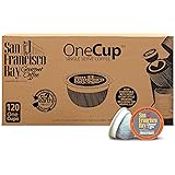 San Francisco Bay OneCup, Decaf French Roast, 120 Count- Single Serve Coffee, Compatible with Keurig K-cup Brewers