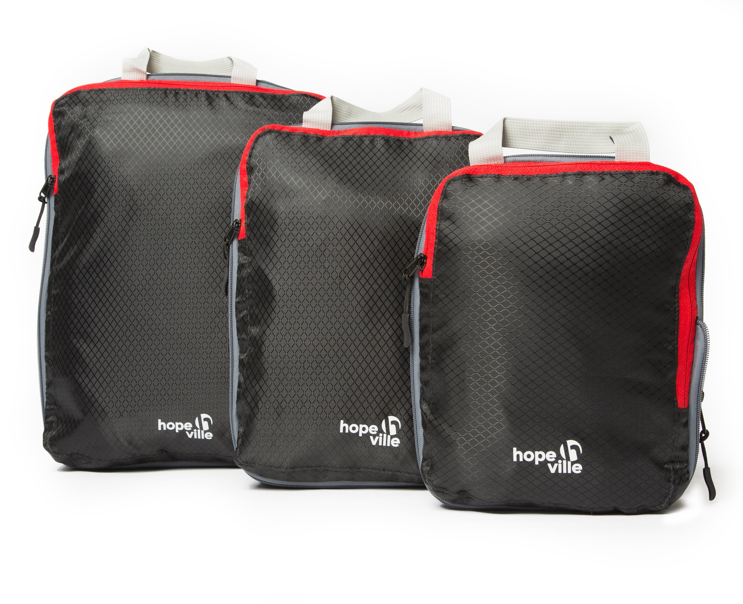 HOPEVILLE Travel Garment Bag Black Black